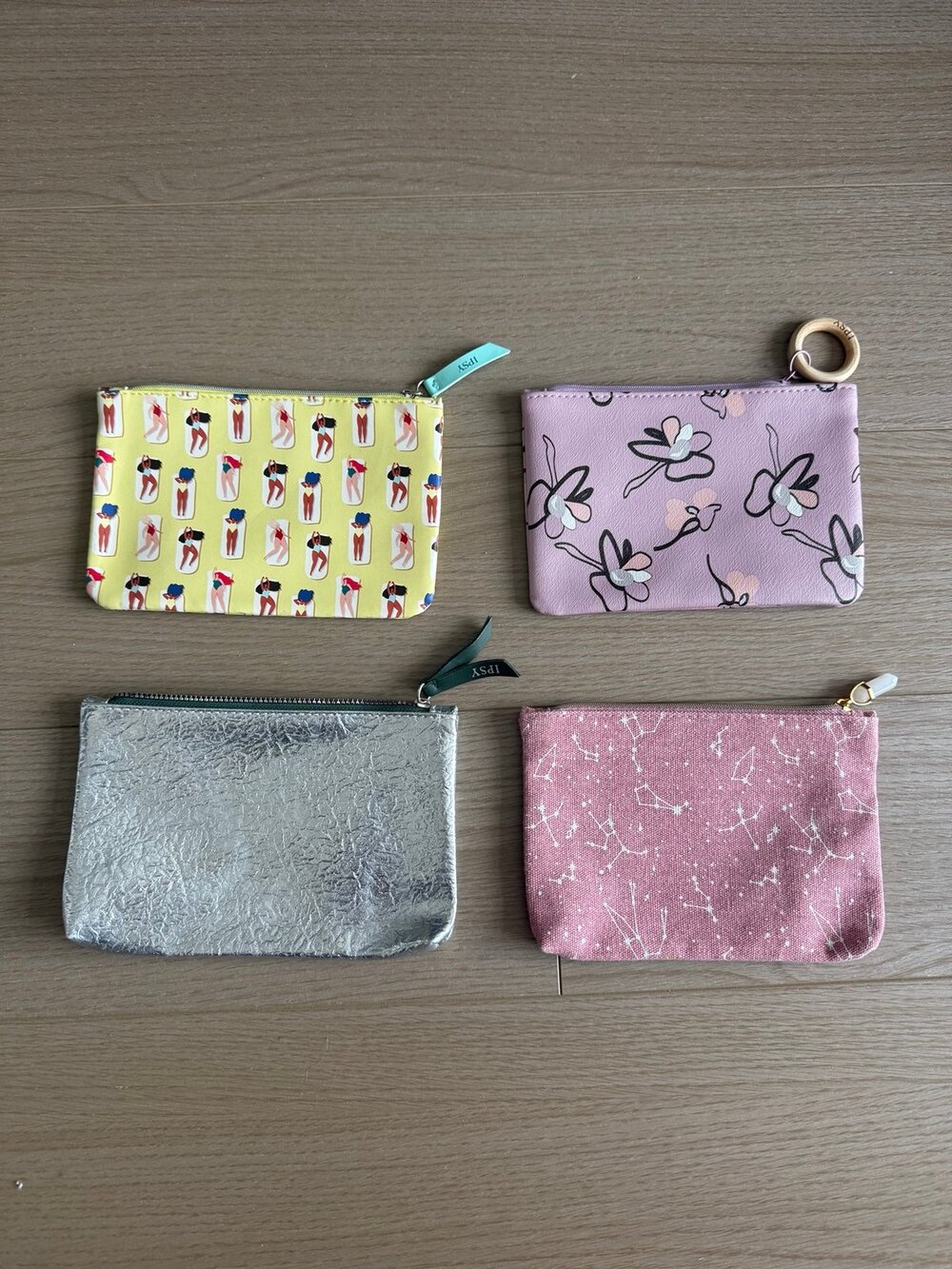 Ipsy makeup bags 4 pack